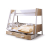 detska poschodova postel moritz 120x200cm biela dub
