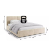 HILTON postel s vyklopnym rostom rozmery 120x200
