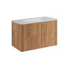 kupelnova skrinka pod umyvadlo linea dub craft 80 cm s umyvadlom