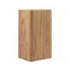 zavesna kupelnova skrinka linea cierna dub craft