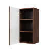 zavesna skrinka bello oak walnut otvorena 2