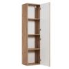 vysoka zavesna skrinka bello oak craft otvorena