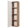vysoka zavesna skrinka bello oak craft otvorena 2