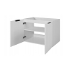 Skrinka pod umývadlo FLOW WHITE 802D | 80 cm otvorené dvierka