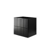 Skrinka pod umývadlo FLOW BLACK 82-60 | 60 cm