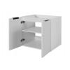 Skrinka pod umývadlo FLOW White 60 2D | 60 cm a prakticky biely dizajn
