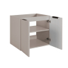 Skrinka pod umývadlo FLOW Cashmere 60 2D | 60 cm otvorene dvierka