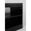Skrinka pod umývadlo FLOW Black 60 2D | 60 cm zadna strana