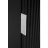Závesná skrinka do kúpeľne FLOW Black 68 cm detail uchytky