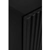 Závesná skrinka do kúpeľne FLOW Black 68 cm detail drazkovania