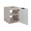 Skrinka pod umývadlo FLOW Cashmere 40 1D | 40 cm otvorene dvierka