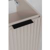 Skrinka pod umývadlo FLOW Cashmere 40 1D | 40 cm cierna uchytka