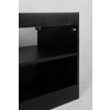 Skrinka pod umývadlo FLOW Black 40 1D | 40 cm zadna strana