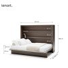BED CONCEPT dub dunin postel bc 04 rozmery