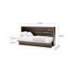 BED CONCEPT dub dunin postel BC 06 90cm rozmery