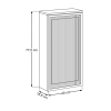SOMBRA GREEN horna 83 40 1DG rozmery