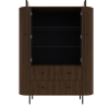 OVALIA dub dunin vitrina 2F2S vysoka