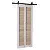 QUDIO M1 60CM dvere posuvne biele dub sonoma