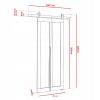QUDIO M1 70CM dvere posuvne