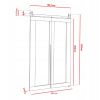 QUDIO M7 100CM dvere posuvne rozmery