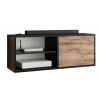 EDI 2 cierny dub craft otvoreny tv stolik