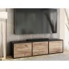 EDI 3 cierny dub craft otvoreny tv stolik kvalitny