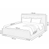 MILA 01 manzelska postel rozmery doplnkove