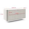 LANDO cashmere 120cm skrinka pod umyvadlo rozmery
