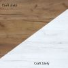 Nádherné farebné prevedenie craft zlatý / craft biely, kolekcie nábytku MAXIMUS