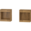 Jednoduché police MAXIMUS 23, v dizajne dub burgund