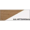 Úžasné farebné preevdenie dub artisan / biela lesk, jedinečnej skrine MAXIMUS 37