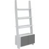 mimoriadny RACK Regál 07, v modernom vzhľade craft biely / grafit