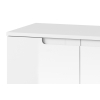 detail dokonalého prevedenia bielej skrinky Selene 18
